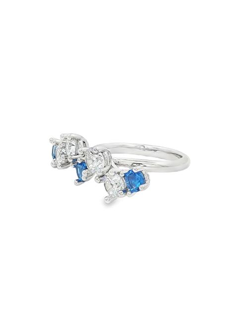 Rainbow crystal&blue ring GOCCIAZZURRA JEWELS | AN RAINBOWRODIOBLU